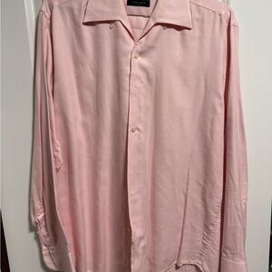 Equilibrio Italia Men’s Lightweight Pink Long-Sleeve Dress Shirt